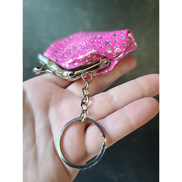 Pink And Silver Star Coin Purse - Picture 7 of 10